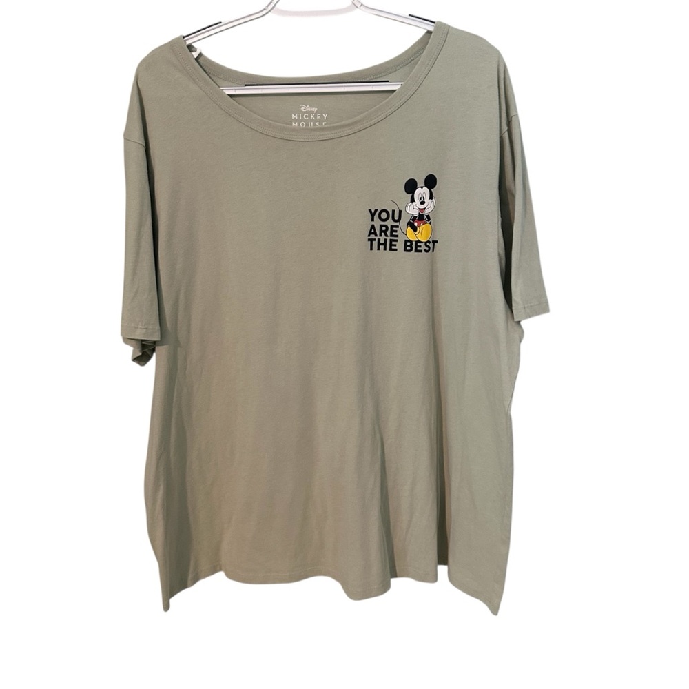 Disney Mickey Mouse "You Are The Best" Mint Green Tee